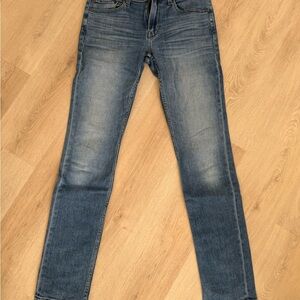 PAIGE Men's Slim Straight Jeans in Faded Blue